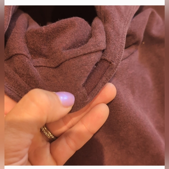 Lululemon Stress Less Hoodie- Heathered Bordeaux Drama - Picture 8 of 14